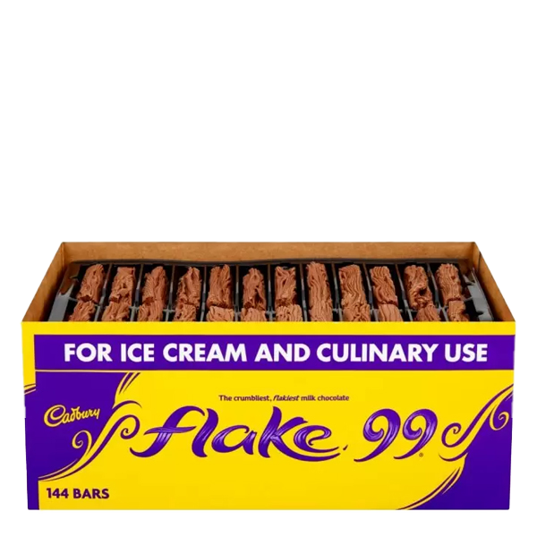 Hancocks Ice Cream Toppings 144 Flakes Cadbury's Chocolate Flakes