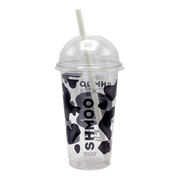 Aimia Foods Shmoo PET Cups Lids & Straws Large 22oz / 80 Cups, Lids & Straws Shmoo Official Smoothie Cups with Lids & Straws