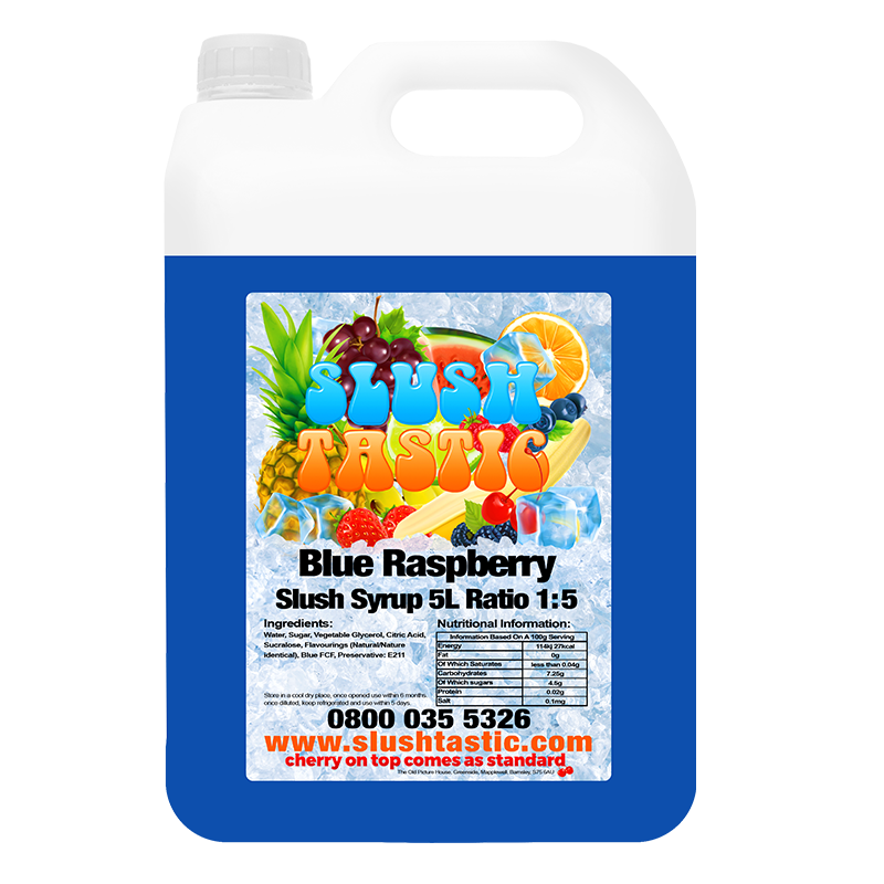 Slushtastic Slush Syrup Blue Raspberry